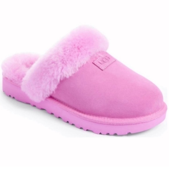 NWB authentic UGG cozy genuine slippers in echinacea pink - Picture 9 of 10